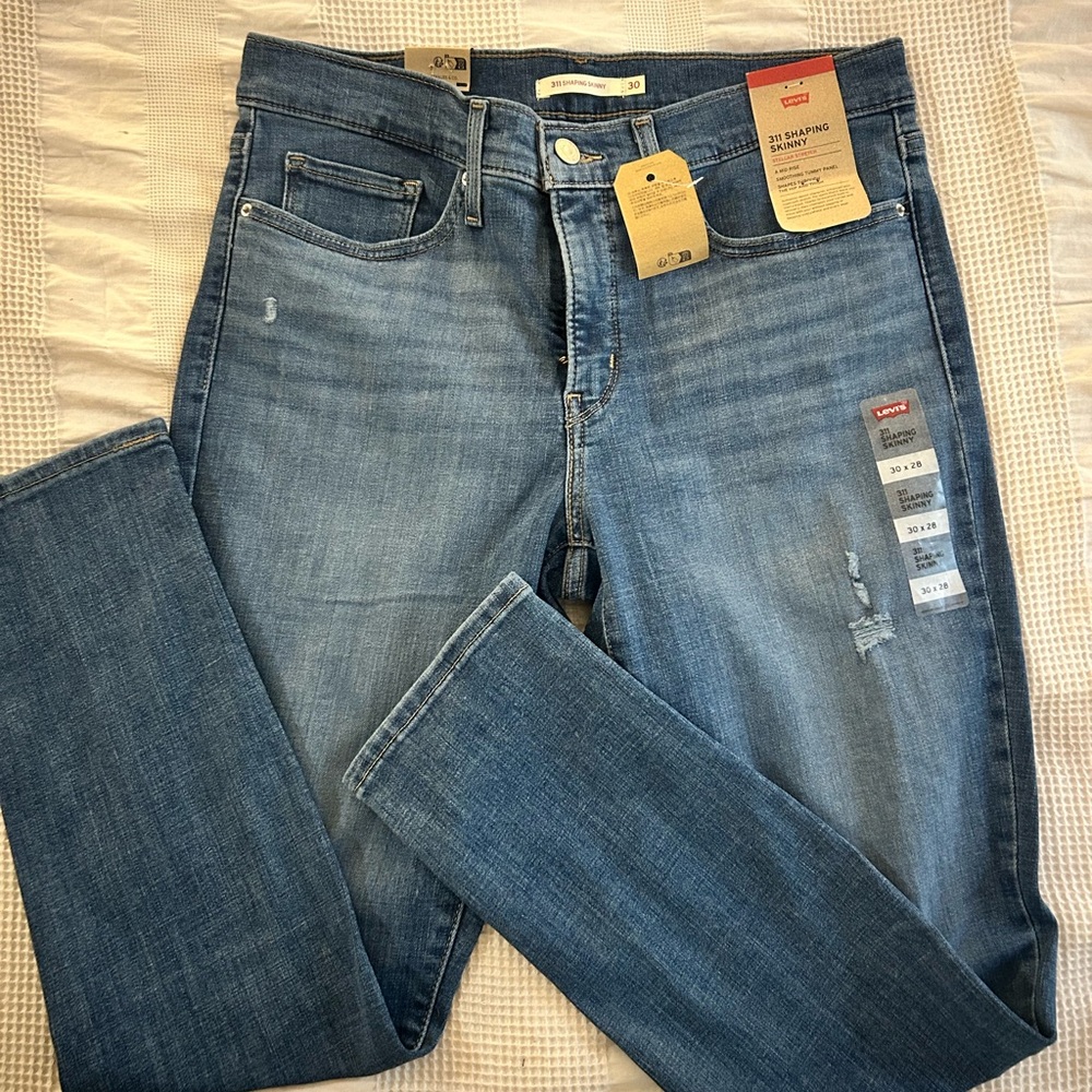Levi's Shaping Skinny Light Blue Jeans for Women